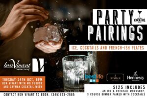 SOLD OUT! Party Pairings: A Cayman Cocktail Week Event