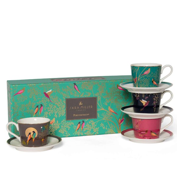 SARA MILLER Chelsea Espresso Cup & Saucer S/4