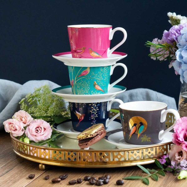 SARA MILLER Chelsea Espresso Cup & Saucer S/4 - Image 3