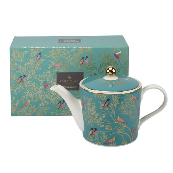 SARA MILLER Chelsea Green Teapot